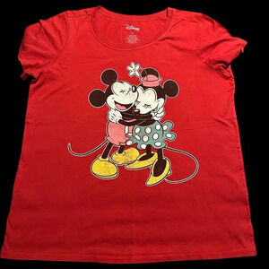 Torrid Disney Size 2 Mickey and Minnie Mouse Shirt - Distressed